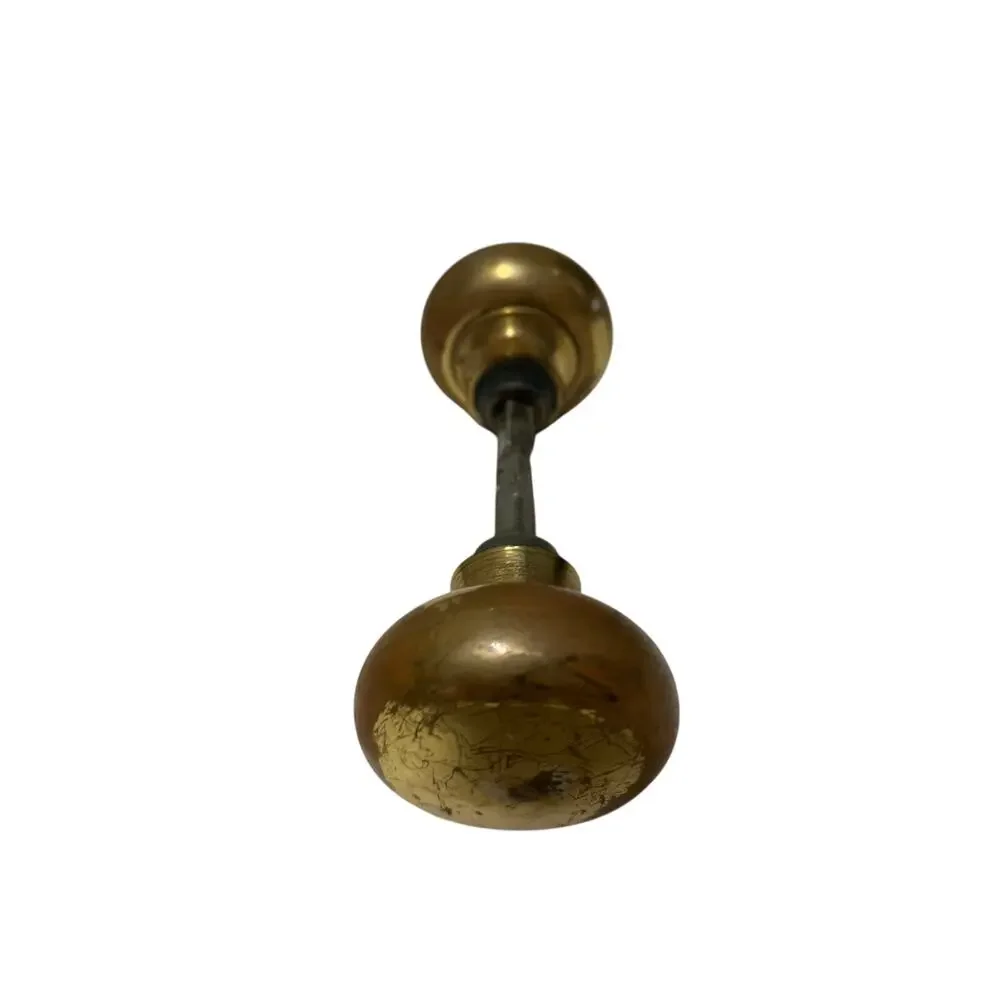 Vintage Brass Door Knob Set Architectural Salvage